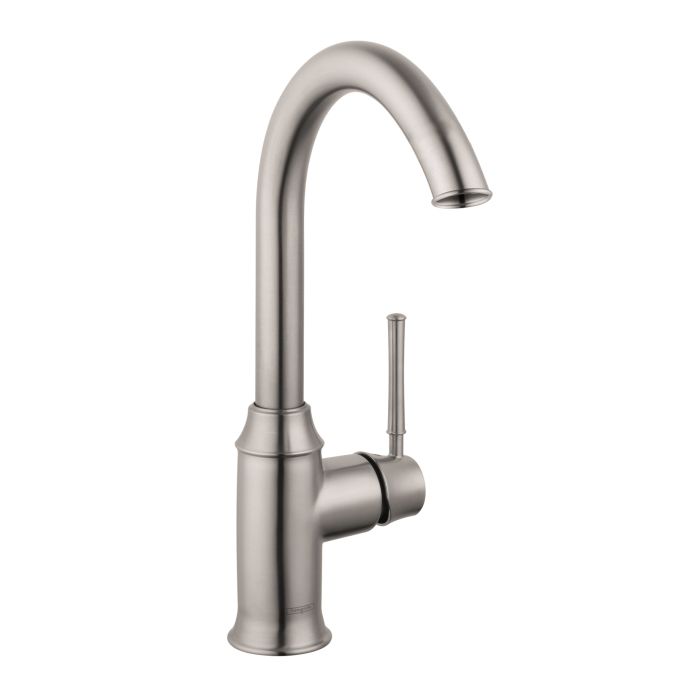 Hansgrohe 04217800 Talis C Bar Kitchen Faucet Steel Optik 1