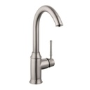 Hansgrohe 04217800 Talis C Bar Kitchen Faucet Steel Optik 1
