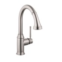 Hansgrohe 04216800 Talis C Prep Kitchen Faucet With Pull Down 2 Spray Steel Optik 1