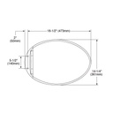 TOTO SS20451 Oval SoftClose Toilet Seat Elongated 2