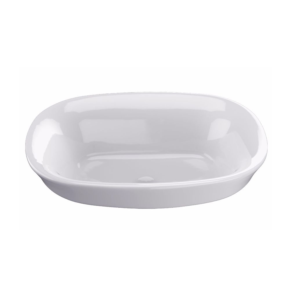 TOTO LT480G Maris Semi-Recessed Vessel Lavatory Sink Colonial White 1