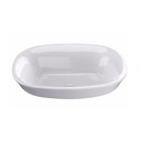 TOTO LT480G Maris Semi-Recessed Vessel Lavatory Sink Colonial White 1