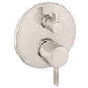 Hansgrohe 04447820 S Pressure Balance Trim With Diverter Brushed Nickel 1