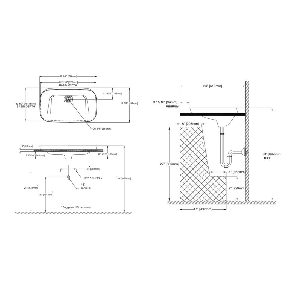 TOTO LT994G Neorest Kiwami Semi Recessed Vessel Lavatory Cotton 2