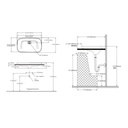 TOTO LT994G Neorest Kiwami Semi Recessed Vessel Lavatory Cotton 2