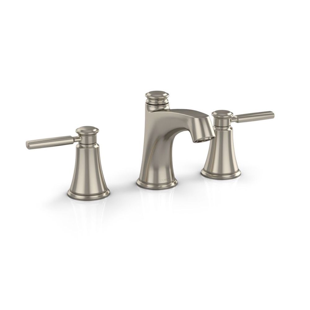 TOTO TL211DD Keane Widespread Lavatory Faucet Brushed Nickel 1