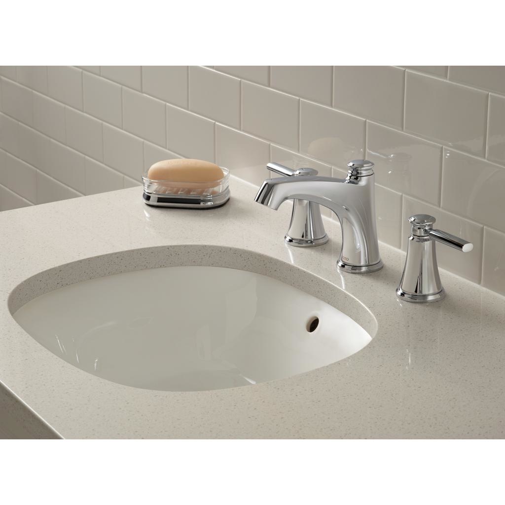 TOTO TL211DD Keane Widespread Lavatory Faucet Brushed Nickel 3
