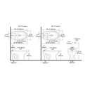 TOTO CT705UN Commercial Flushometer Ultra High Efficiency Elongated Toilet Cotton 2