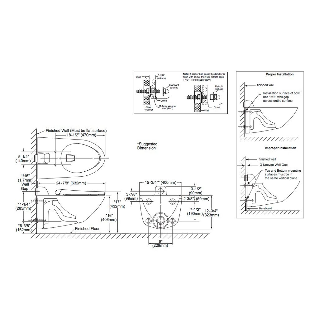 TOTO CT708UVG Commercial Flushometer Ultra-High Efficiency Toilet Cotton CeFiONtect 2