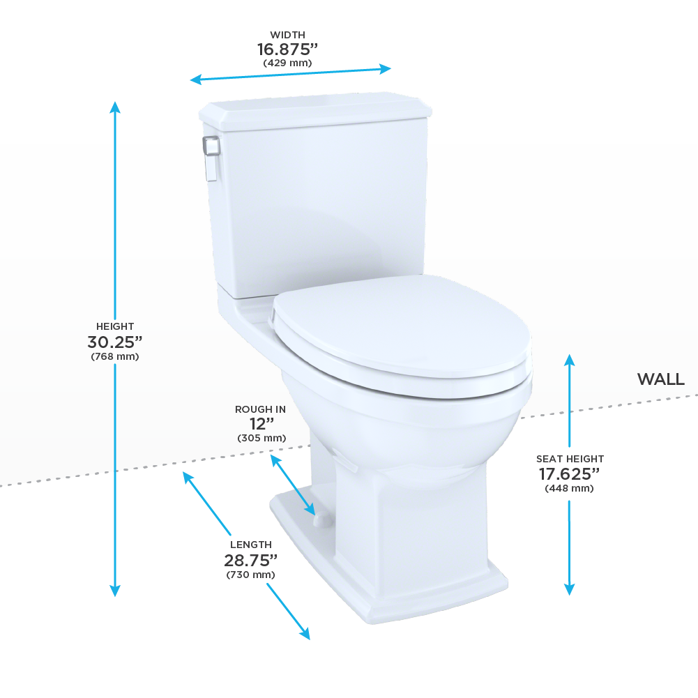 TOTO MS494124CEMFG Connelly Two Piece Elongated Toilet WASHLET Connection Cotton 4