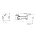 TOTO TS100EV Diverter Tub Spout Chrome 2