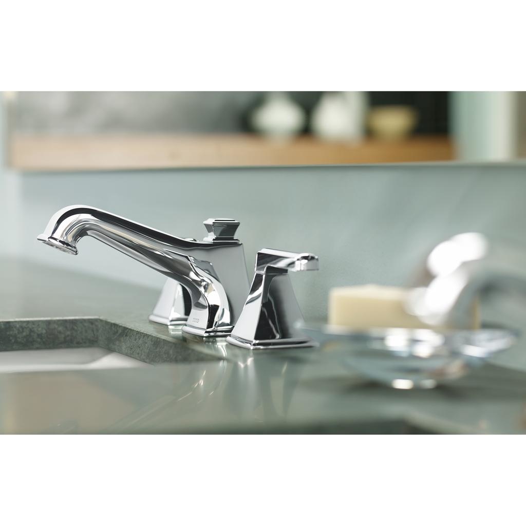 TOTO TL221DD12 Connelly Widespread Lavatory Faucet Chrome 3