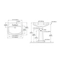TOTO LPT970 Guinevere 27" Pedestal Lavatory Sink 2