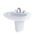 TOTO LHT242 Prominence Wall Mount 4" Lavatory Sink Cotton 3