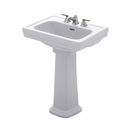 TOTO LPT532N Promenade Pedestal Lavatory Cotton 2