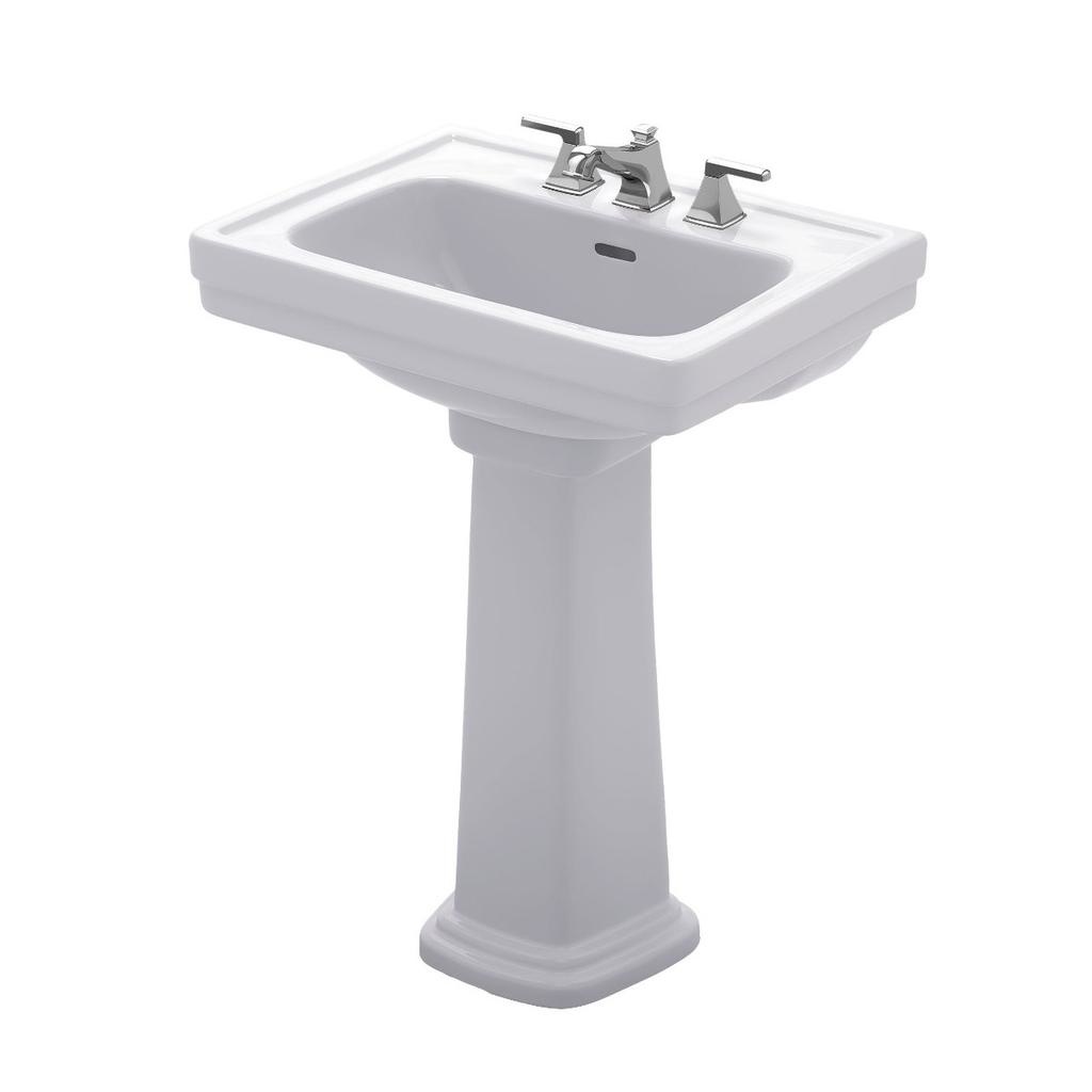 TOTO LPT532N Promenade Pedestal 8" Lavatory Cotton 2