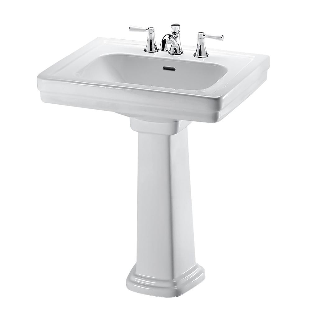 TOTO LPT532 Promenade Pedestal 4" Lavatory Cotton 3