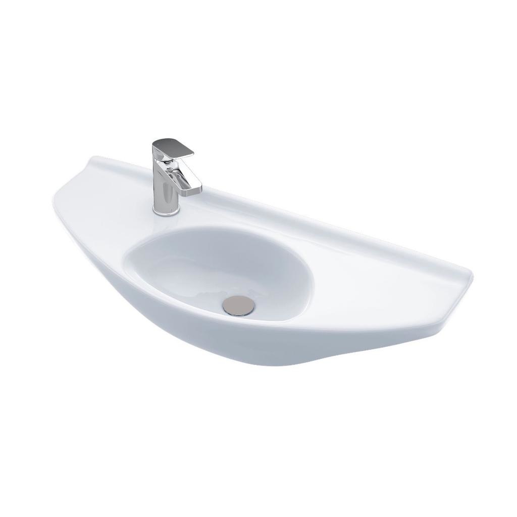 TOTO LT650G Wall Mount Lavatory Cotton 3