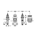 Hansgrohe 13444181 4 Hole Roman Tub Set Rough 2