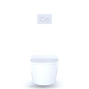TOTO CWT447247CMFG RP Wall Hung Toilet In Wall Tank System Matte Silver 3