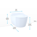 TOTO CT447CFG RP Wall Hung Toilet Cotton 5