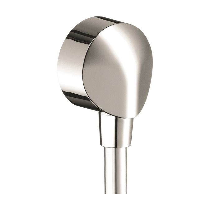 Hansgrohe 27458833 Wall Outlet With Check Valves Polished Nickel 1
