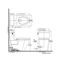 TOTO MS624124CEF Legato One Piece Elongaed Toilet WASHLET Connection Ebony 2