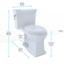 TOTO MS814224CEF Promenade II One Piece Toilet Ebony 4