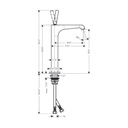 Hansgrohe 36104001 Axor Citterio E Single Hole Tall Faucet Chrome 2