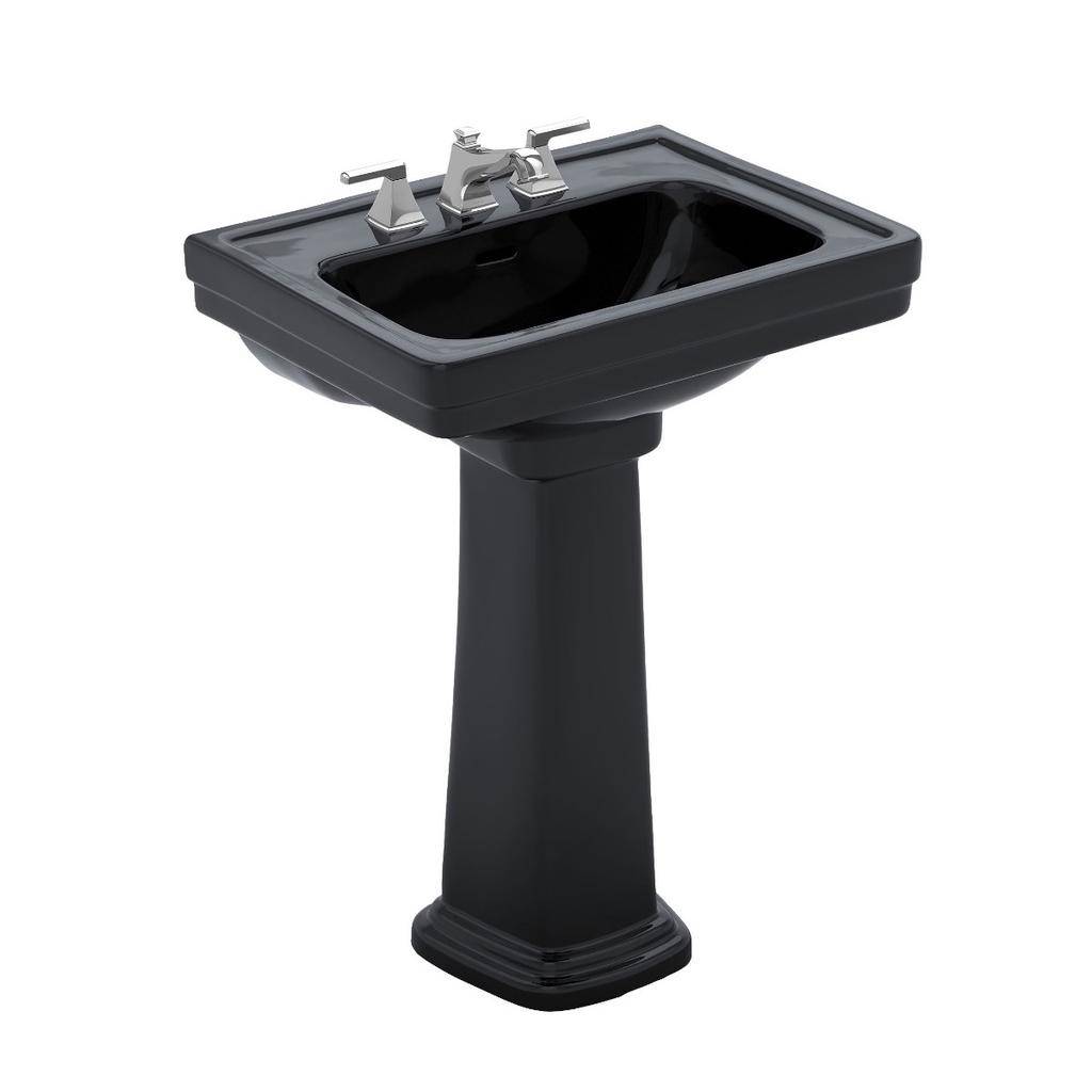 TOTO LPT532N Promenade Pedestal Lavatory Ebony 1