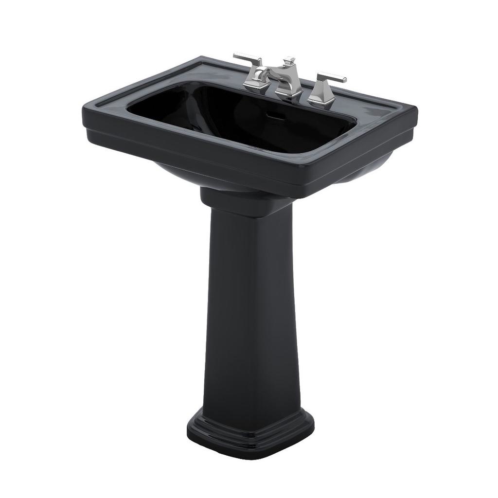 TOTO LPT532N Promenade Pedestal Lavatory Ebony 2