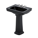 TOTO LPT532N Promenade Pedestal Lavatory Ebony 2