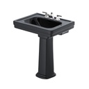 TOTO LPT530N Promenade Pedestal Lavatory 8" Faucet Centers Ebony 2