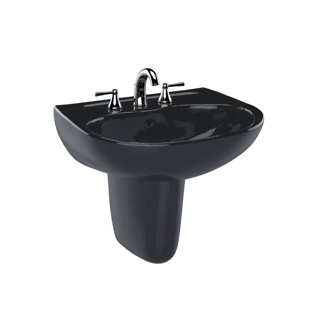 TOTO LHT241 Supreme Wall Mount Lavatory Ebony 1