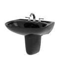 TOTO LHT242 Prominence Wall Mount Lavatory Sink 4" Center Ebony 2