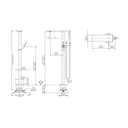 TOTO TBP0230 ZL Freestanding Tub Filler Chrome 3