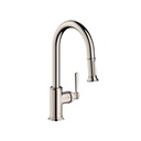 Hansgrohe 16581831 Axor Montreux Pull Down Kitchen Faucet Polished Nickel 1