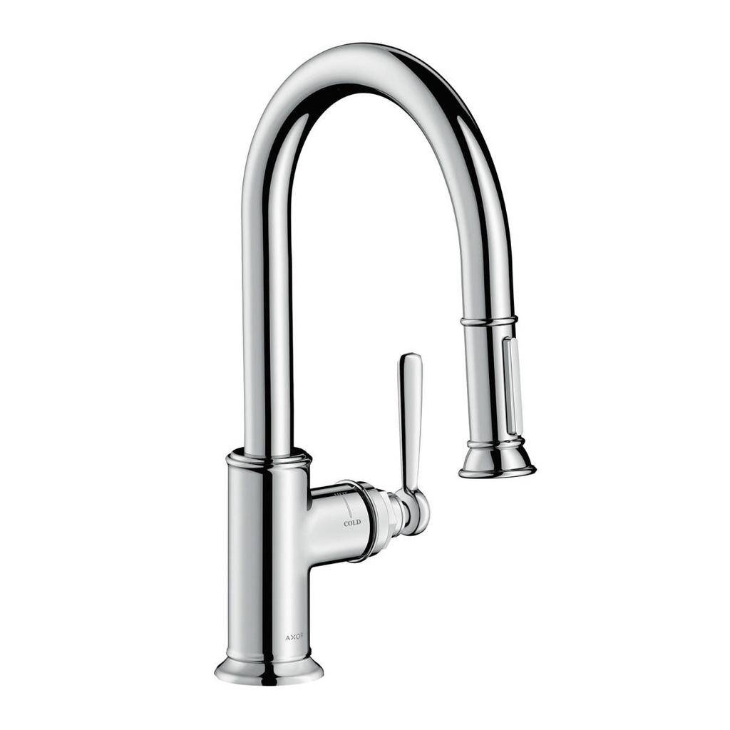 Hansgrohe 16584001 Axor Montreux Pull Down Prep Kitchen Faucet Chrome 1