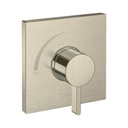 Hansgrohe 15724821 Ecostat Square Pressure Balance Trim Brushed Nickel 1