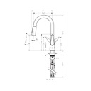Hansgrohe 72815801 Talis S Prep Kitchen Faucet Steel Optic 2