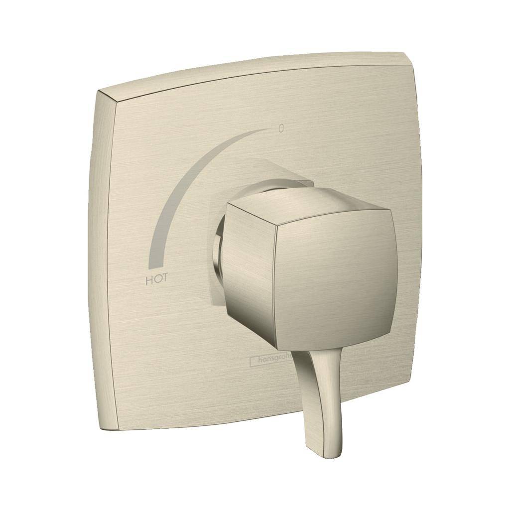 Hansgrohe 15769821 Ecostat Classic Pressure Balance Trim Square Brushed Nickel 1