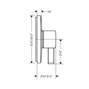Hansgrohe 15718001 Ecostat E Pressure Balance Trim Chrome 2