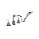 Hansgrohe 39462001 Axor Citterio 4 Hole Roman Tub Set Lever Handle Chrome 1