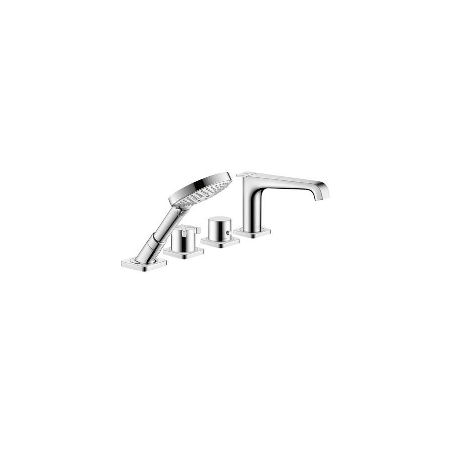 Hansgrohe 36413001 Axor Citterio E 4 Hole Thermostatic Roman Tub Faucet Chrome 1