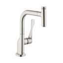 Hansgrohe 39861801 AXOR Citterio Select 1 Spray Pull Out Kitchen Faucet Steel Optic 1