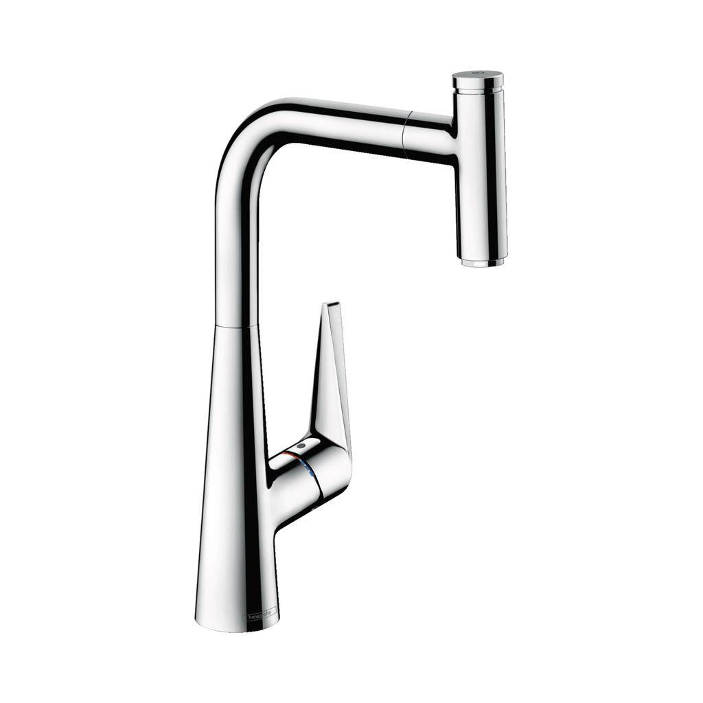 Hansgrohe 72821001 Talis S HighArc Pull Out Kitchen Faucet Chrome 1