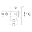 Duravit 212101 Happy D.2 One Piece Toilet White 2