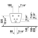 Duravit 225815 Happy D.2 Bidet Wall Mounted 4