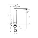Hansgrohe 71717001 Talis E 240 Single Hole Faucet Chrome 2