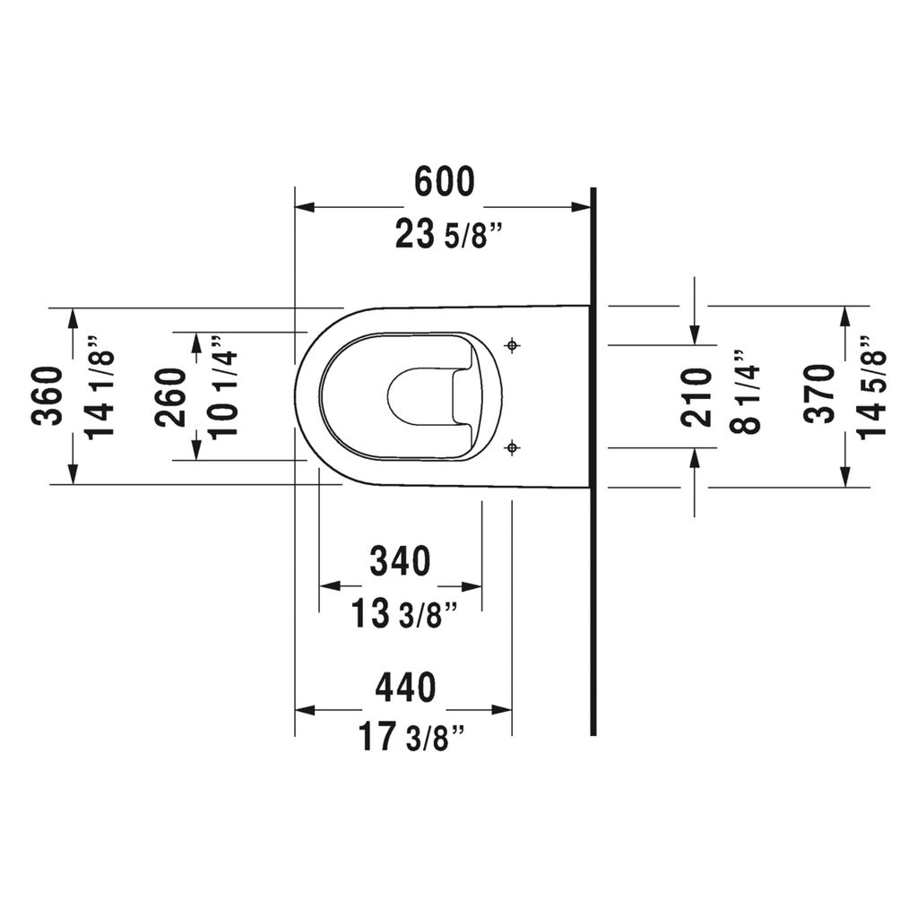 Duravit 216909 ME By Starck Floor Standing Toilet 2